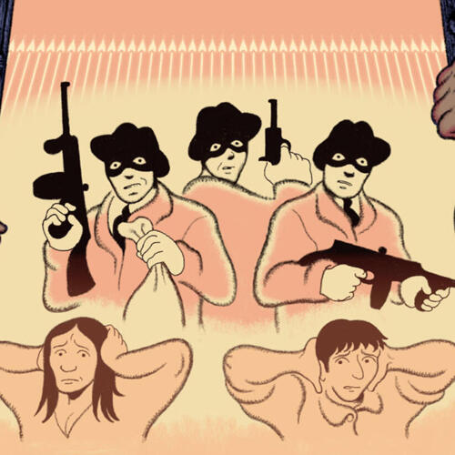 The Bank Robbers Who Couldn't Shoot Straight